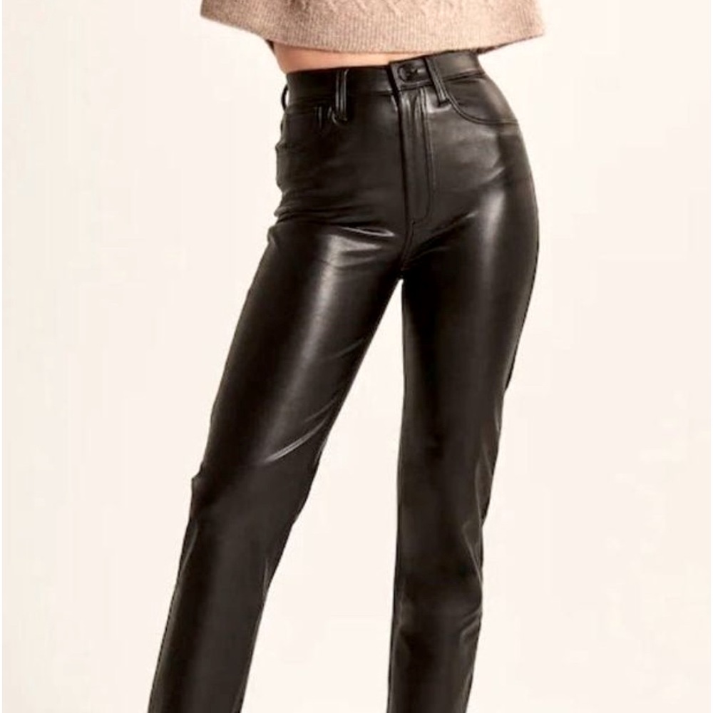 Abercrombie and Fitch Leather Pants